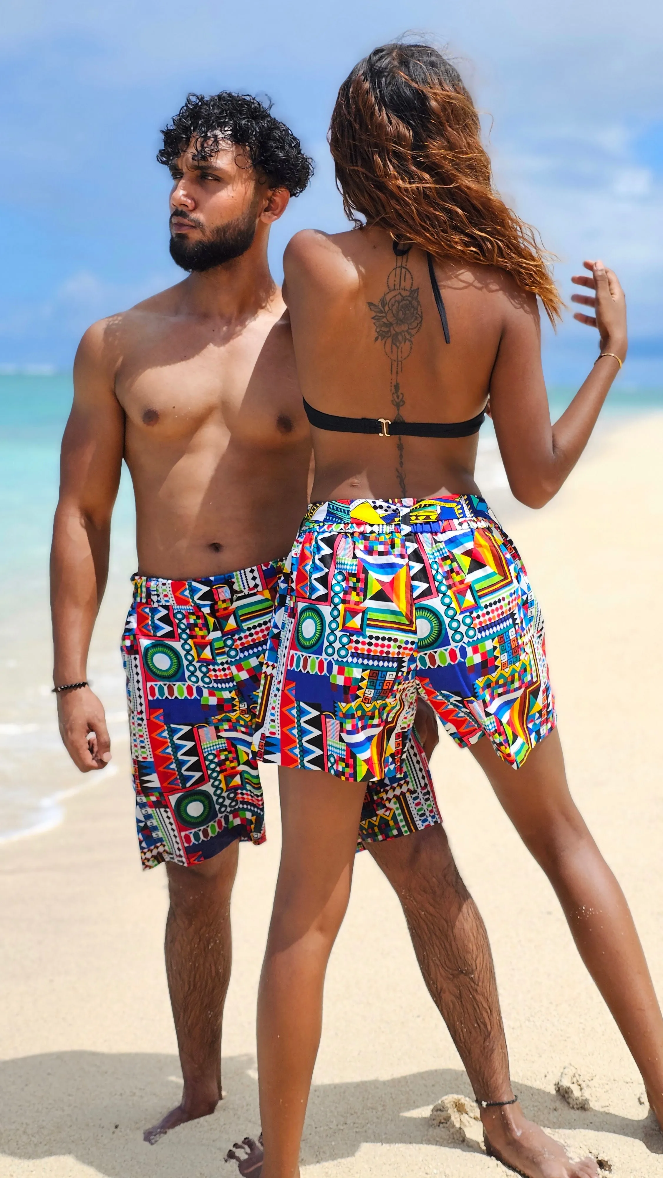 African print shorts (sorc za zene)