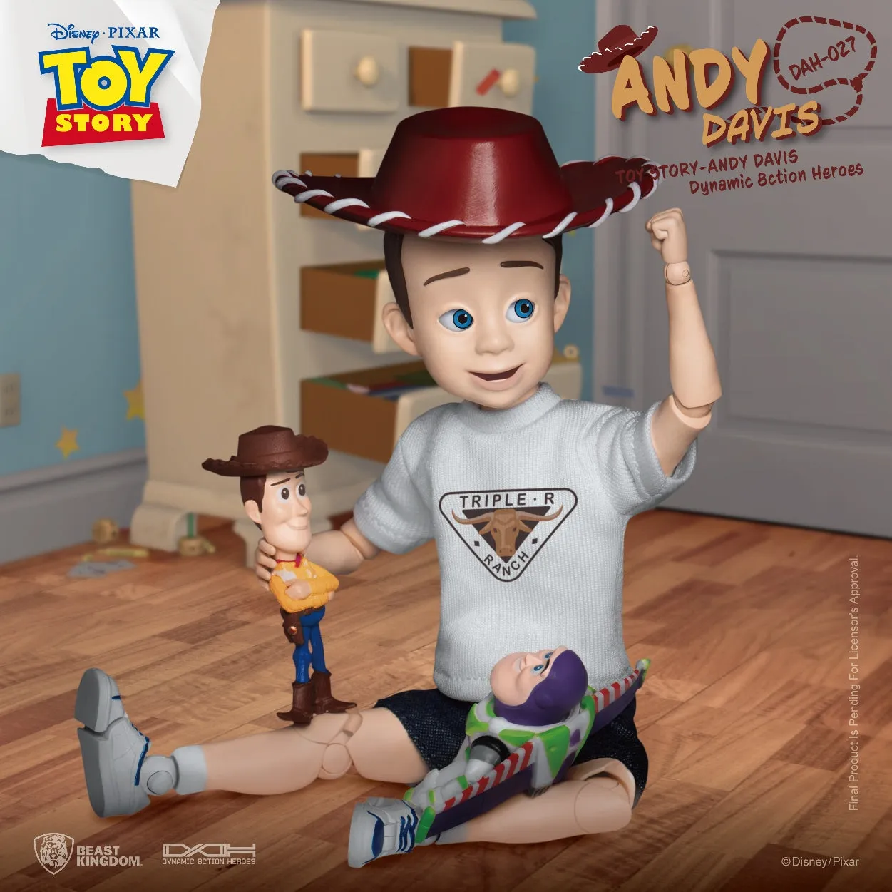 Beast Kingdom DAH-027 TOY STORY Andy Davis