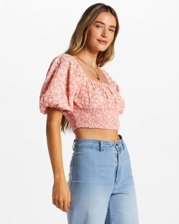 Billabong Only You Shirt-Flamingo