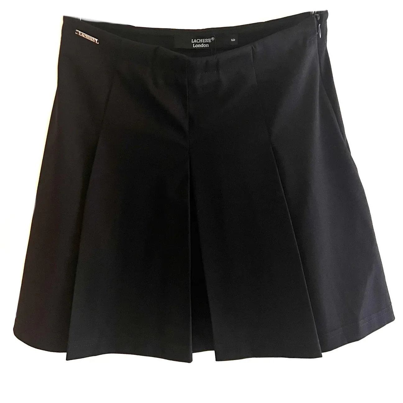 Black Mini Skirt - Pleated - Premium Jersey