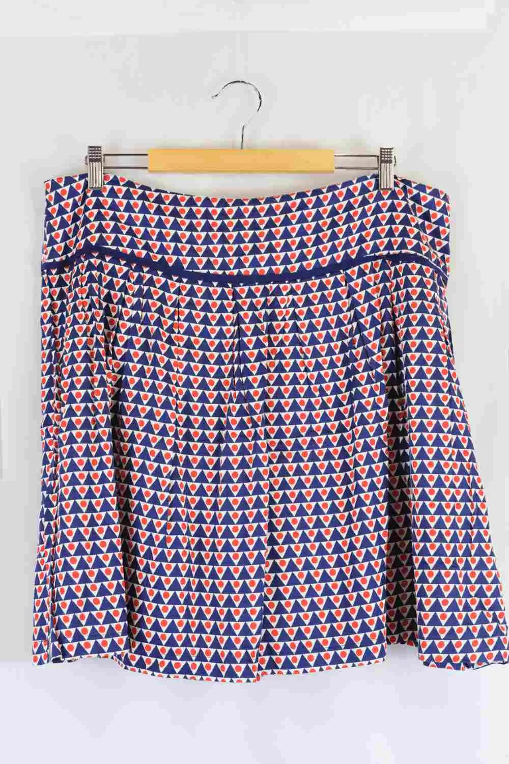 Boom Shankar Red Triangle Skirt 14