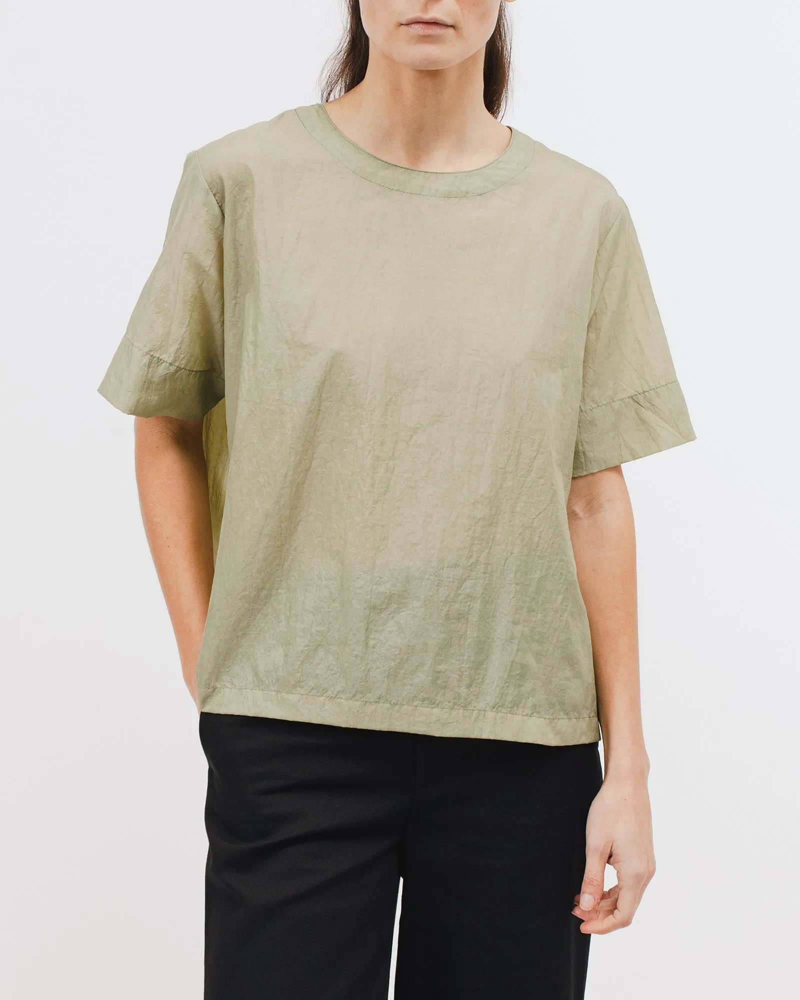 Boxy SS Shirt - Seaweed W