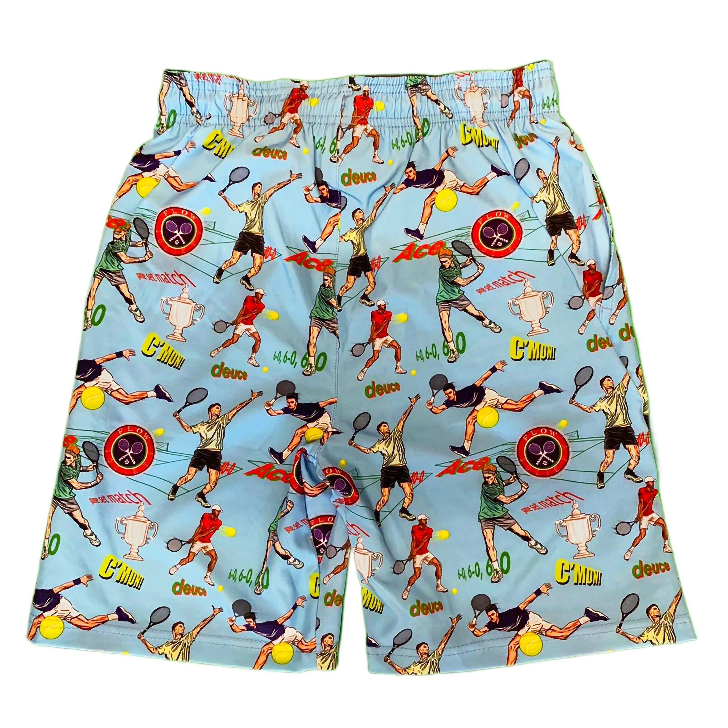 Boys Tennis Flow Short Blue