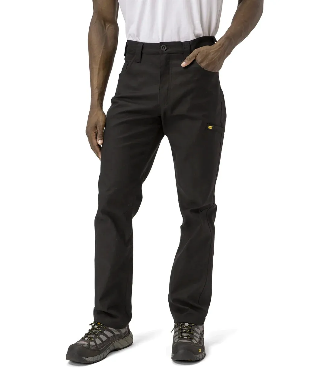 CATERPILLAR Men's Stretch Canvas Utility Work Pants - Straight Fit 1080038