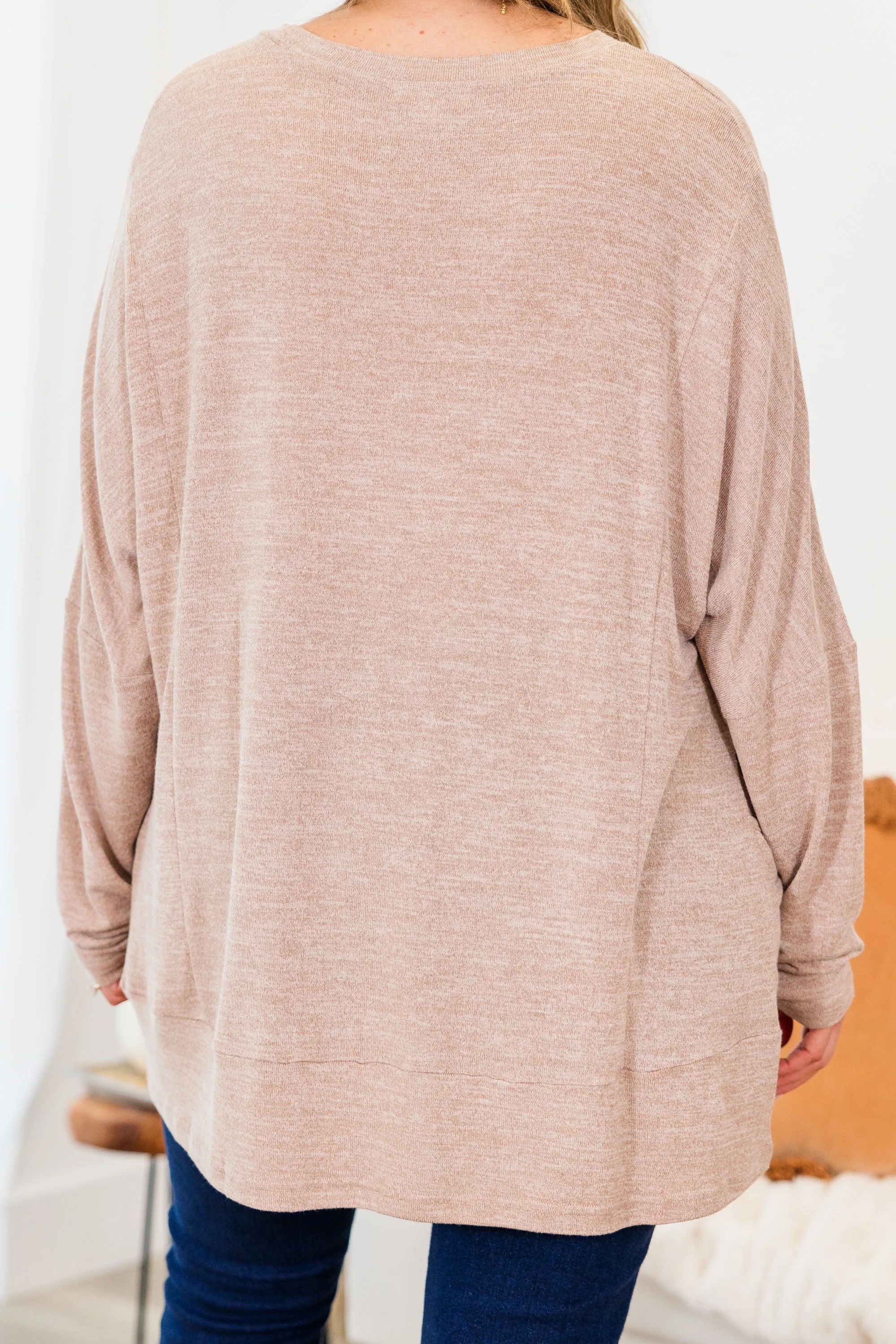 Crisp Autumn Air Tunic, Taupe