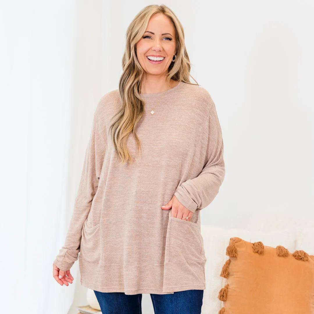 Crisp Autumn Air Tunic, Taupe