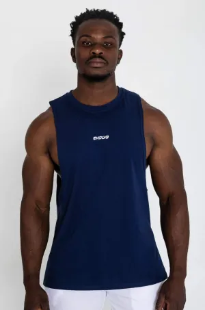 Critical Muscle Tank - Navy Blue