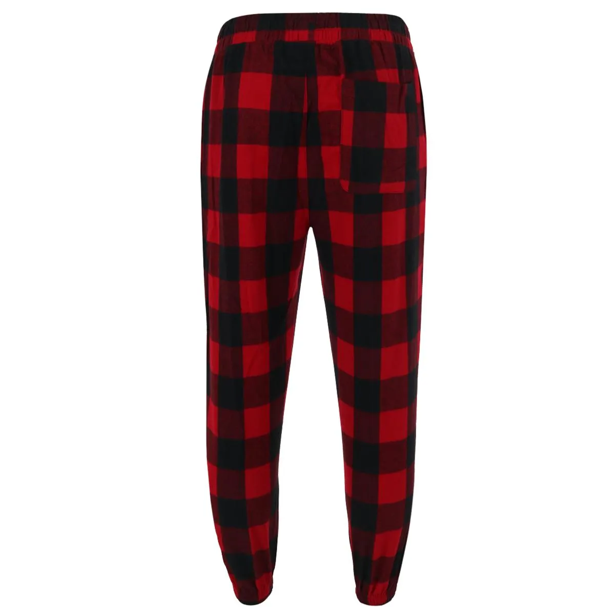 CTM® Men's Flannel Plaid Jogger Pant