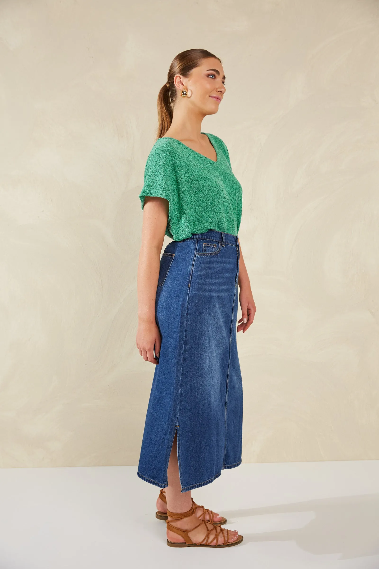 Dalton Denim Skirt