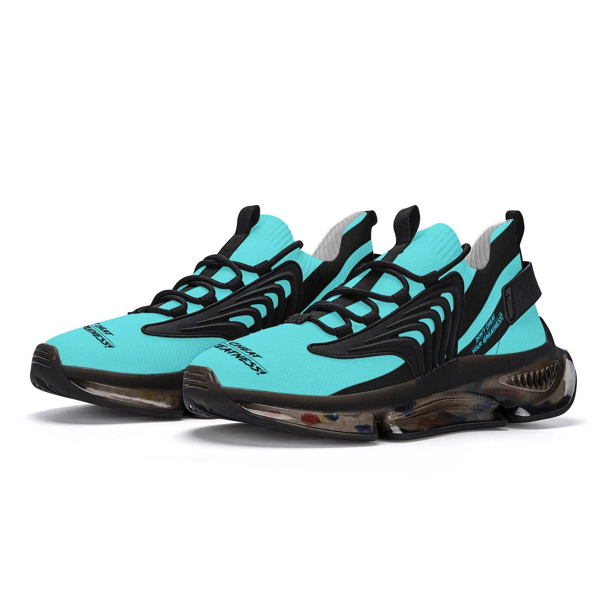 DCYG X2  Lt Blue Air Max React Sneakers - Black