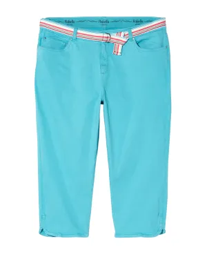 Fountain Capri with Coordinating Belt | Turquoise