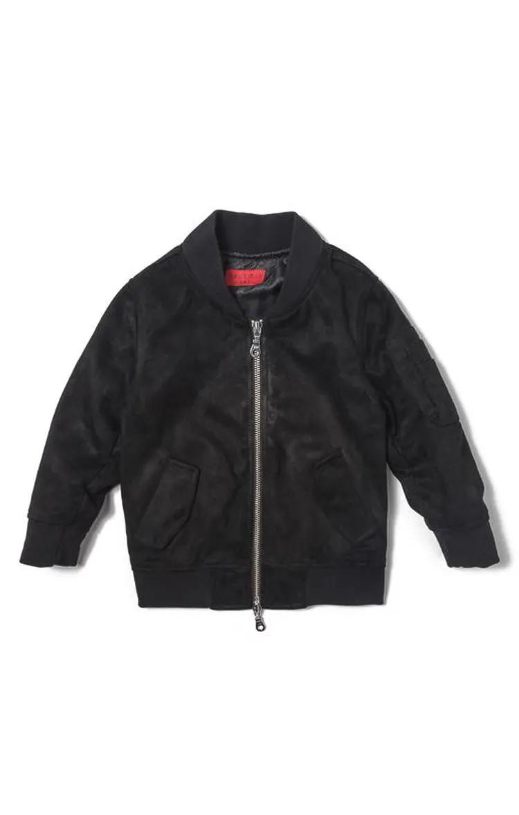 Haus of JR Devin Suede Bomber Black