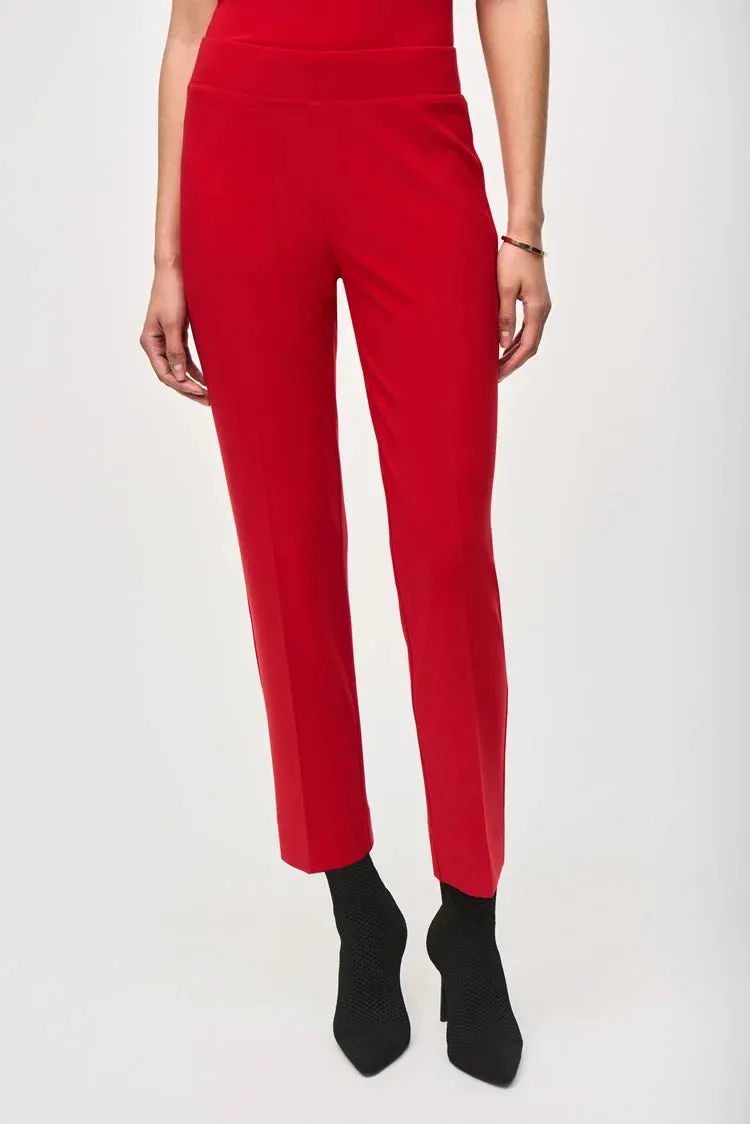 Joseph Ribkoff Classic Straight Pant with Slit In The Back