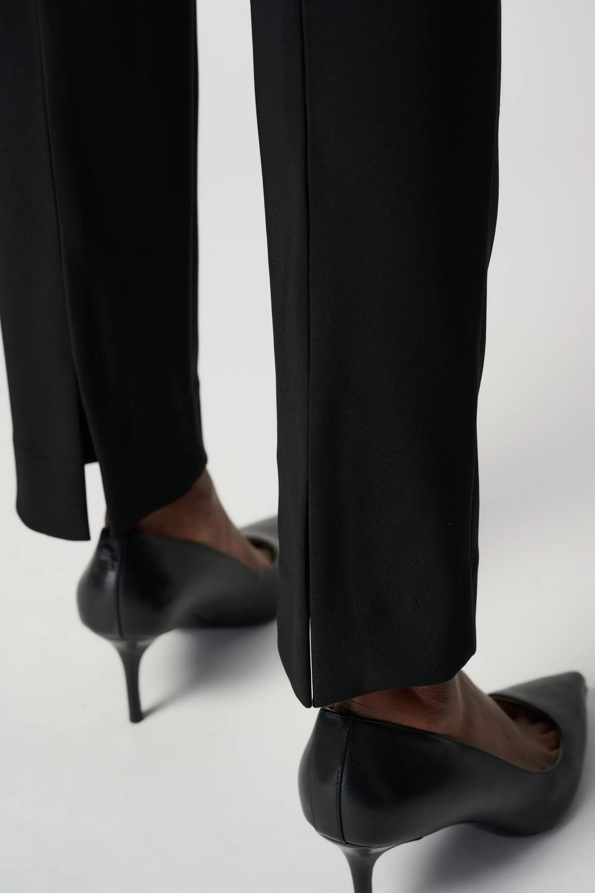 Joseph Ribkoff Classic Straight Pant with Slit In The Back