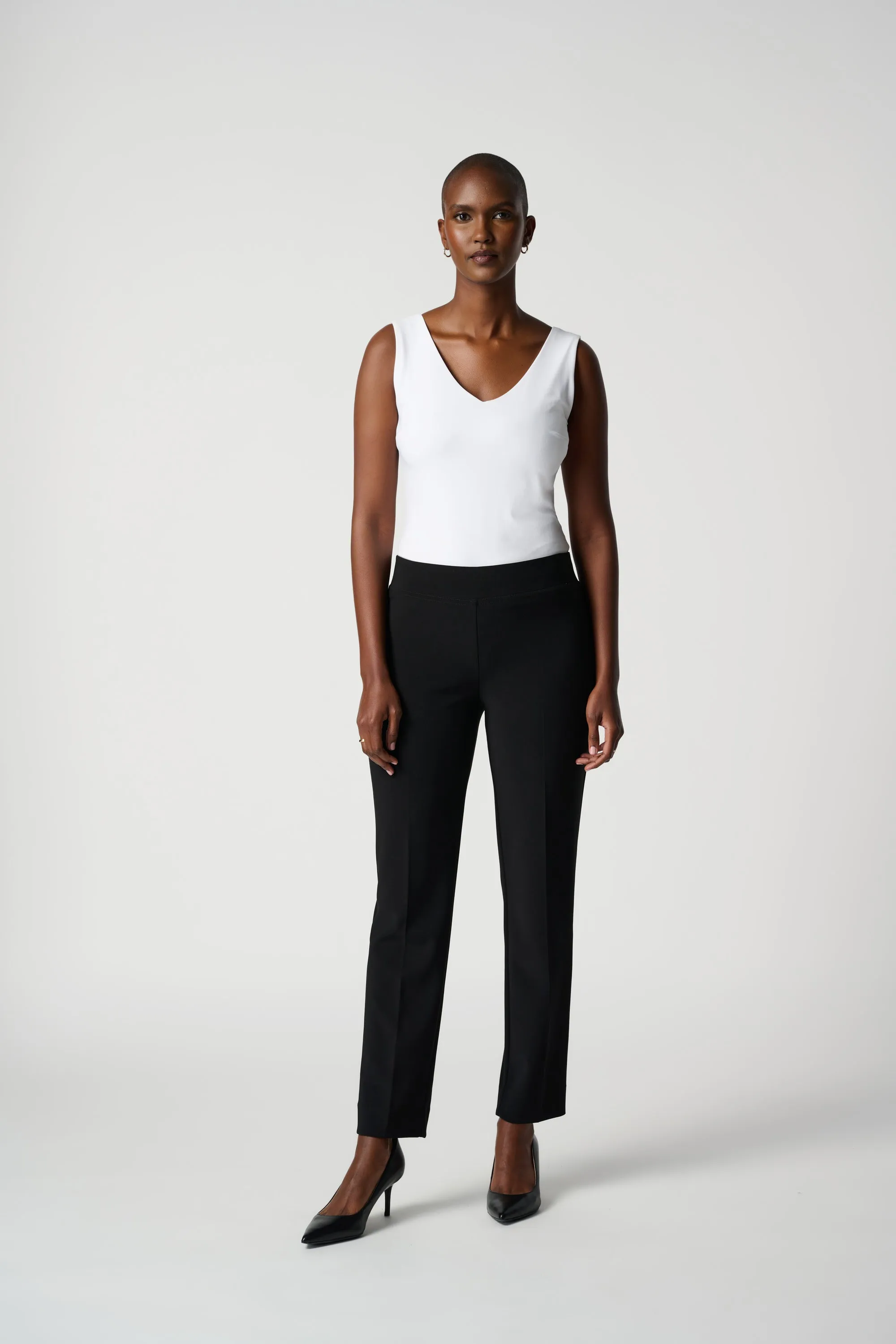 Joseph Ribkoff Classic Straight Pant with Slit In The Back