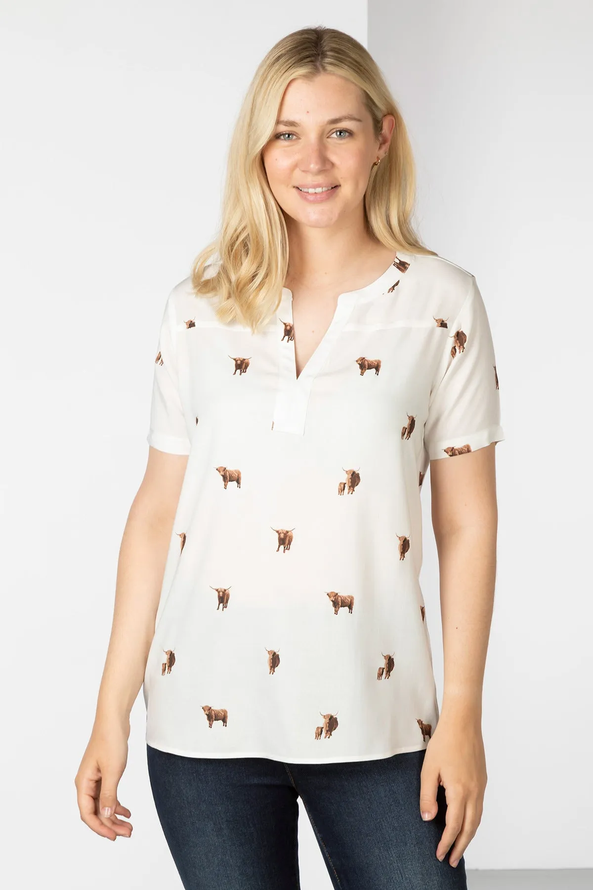 Ladies Short Sleeve Blouse - Wistow II