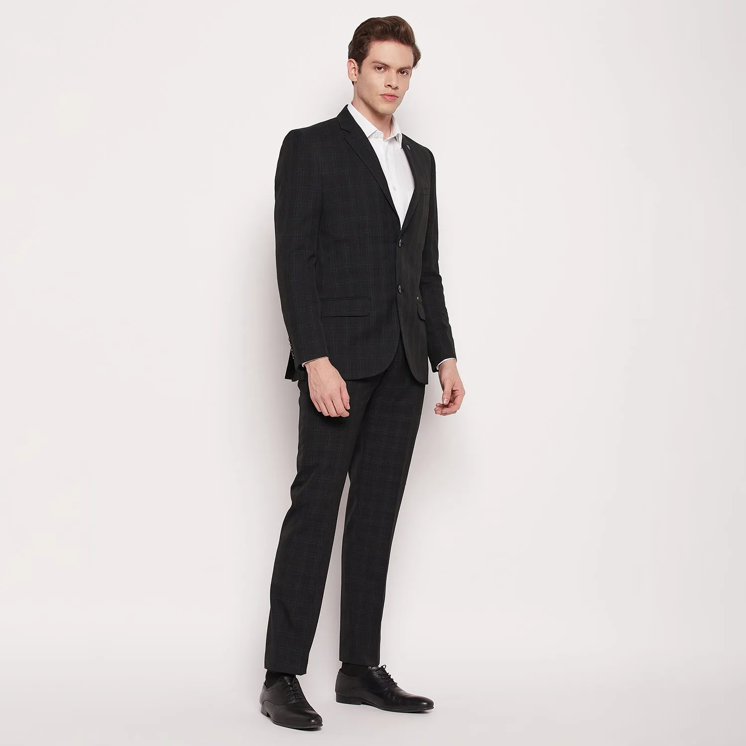 Men Black 2 Piece Suit