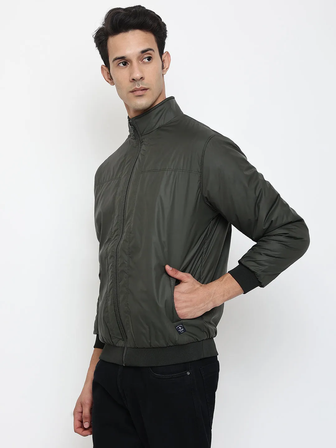 Men Olive Jacket