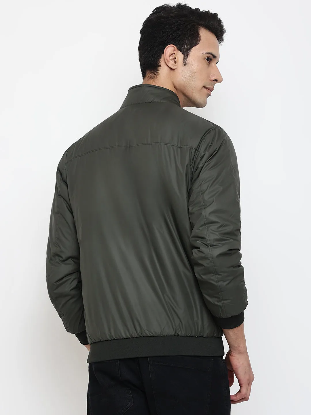 Men Olive Jacket