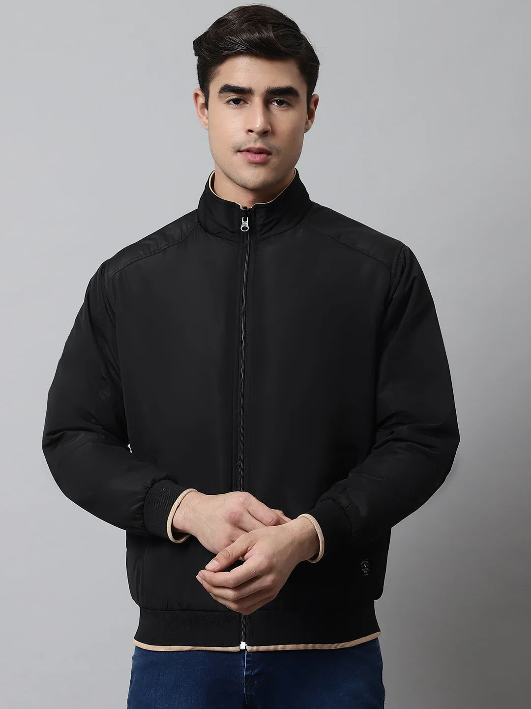 Mens Black Reversible Jacket