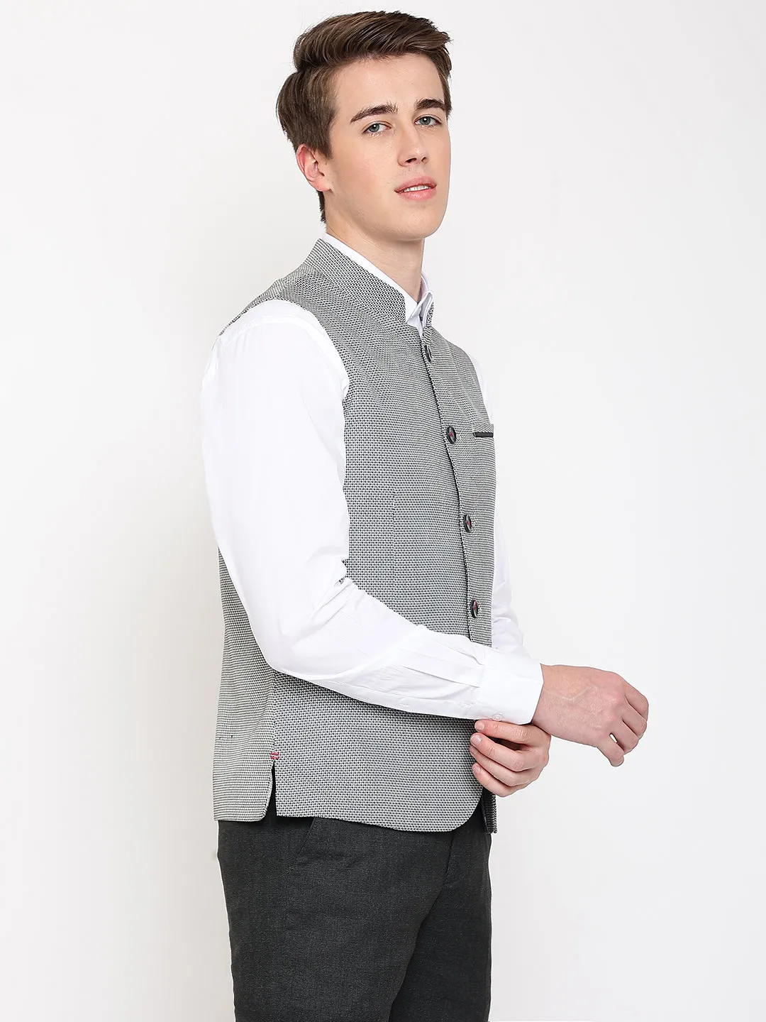 Mens Black Waist Coat