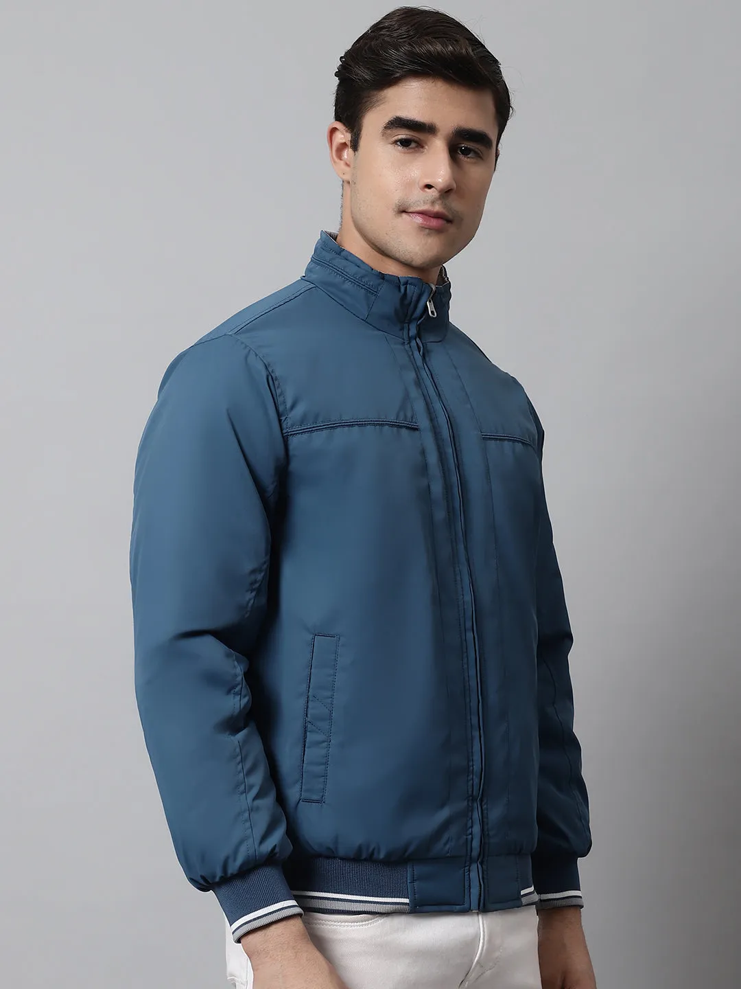 Mens Blue Reversible Jacket