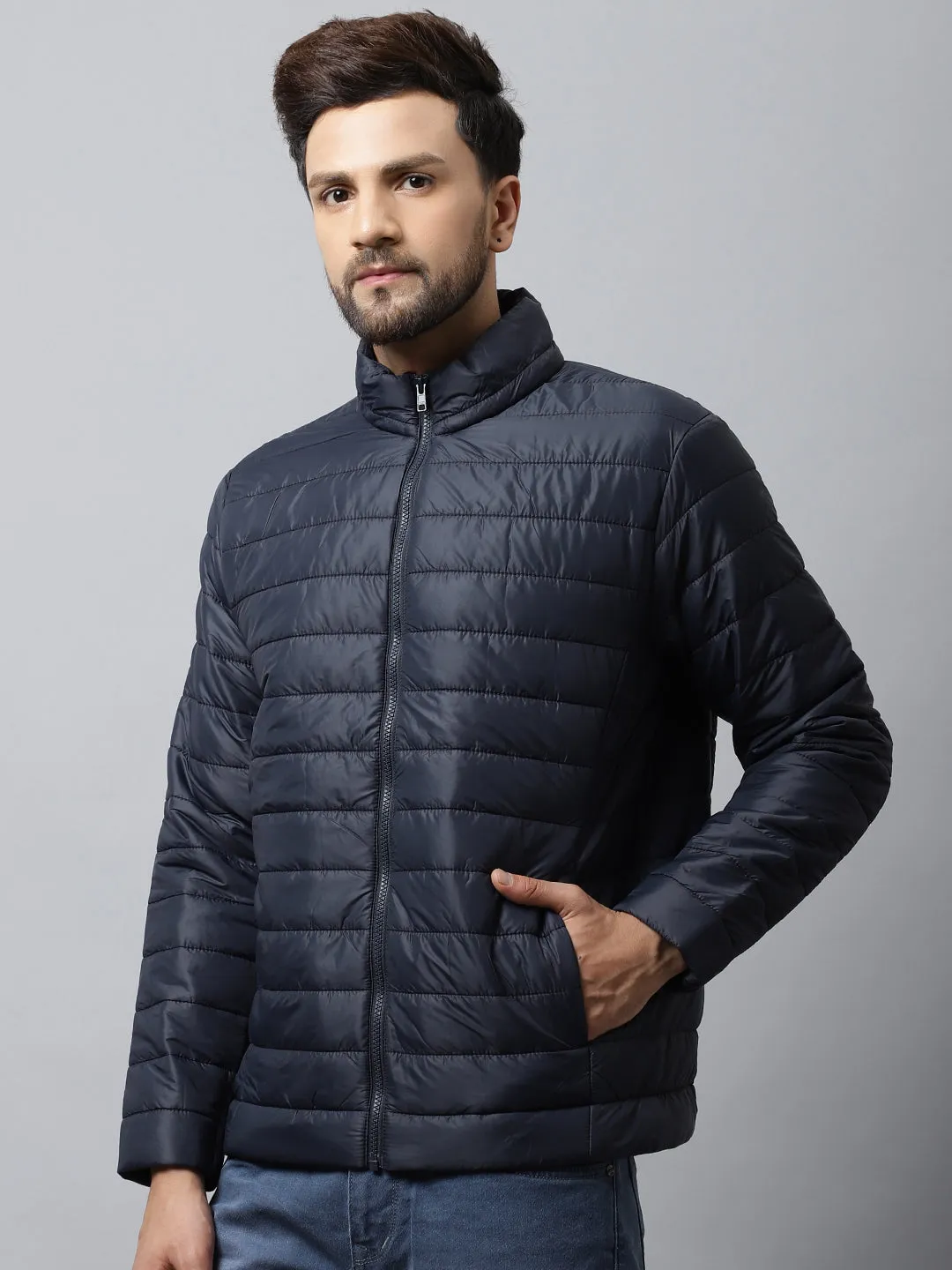 Mens Dark Navy Jacket