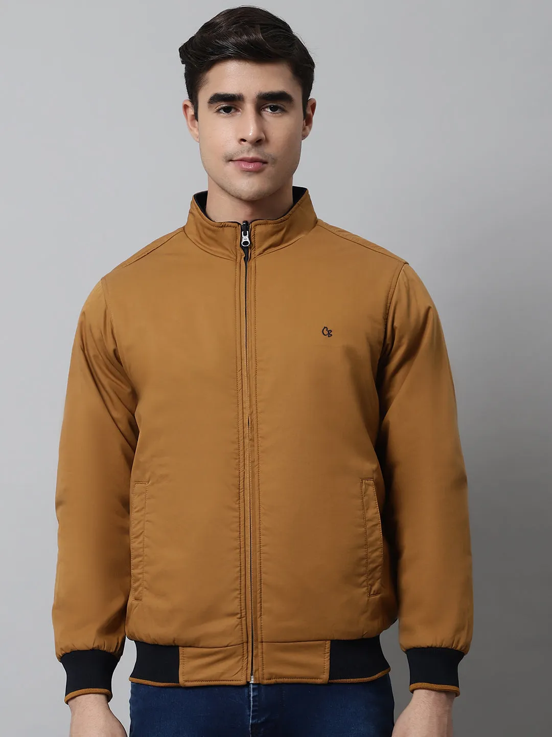 Mens Mustard Reversible Jacket