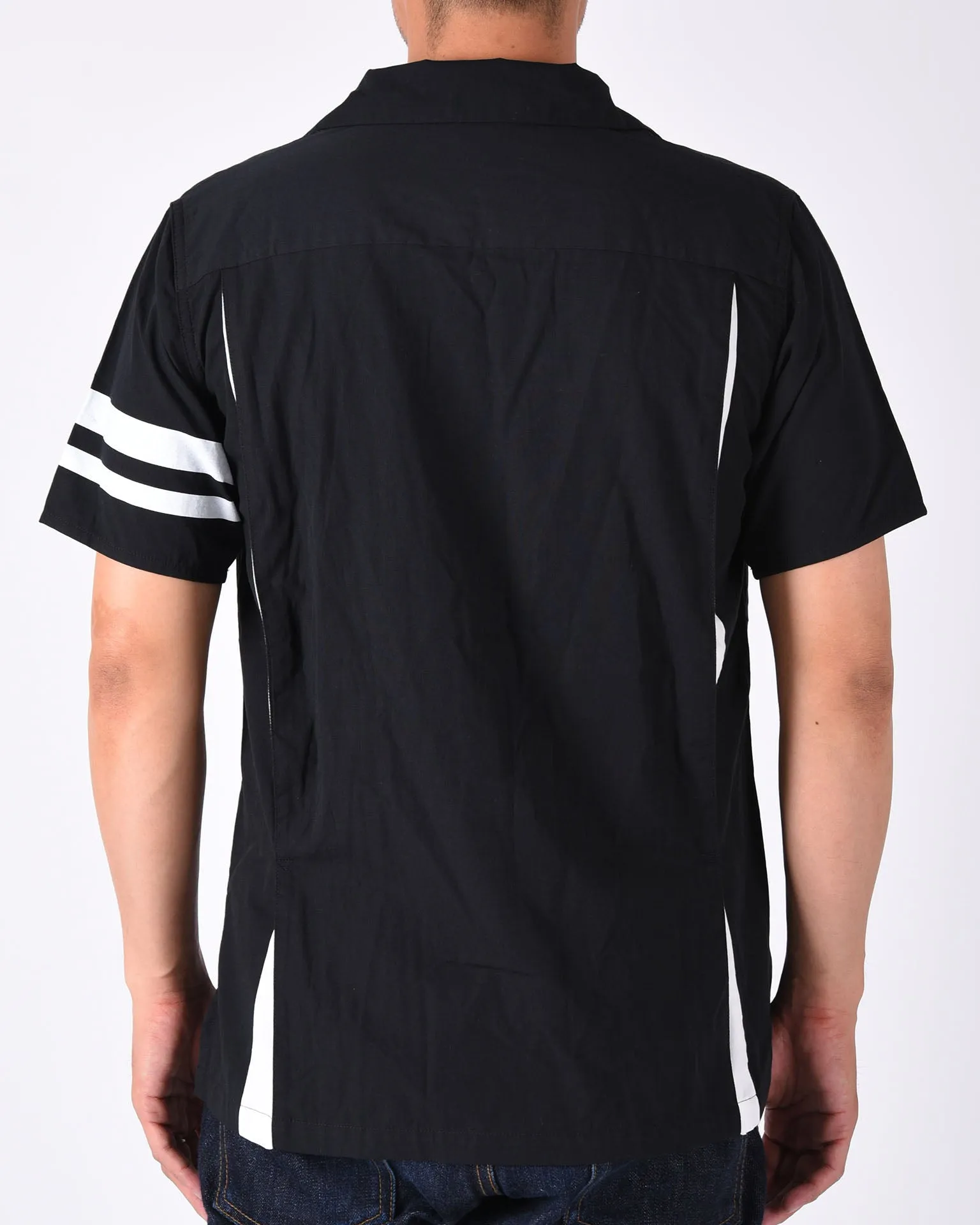 Momotaro Jeans Bowling Shirt - Black