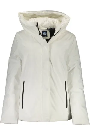 North Sails White Polyester Women Jacket