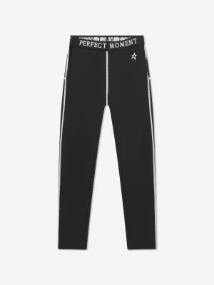 Perfect Moment Kids Thermal Base Layer Leggings in Black