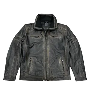 Plonge Leather Coat | Brown