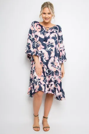 PQ Collection - Flyaway Dress - Blossom Gum