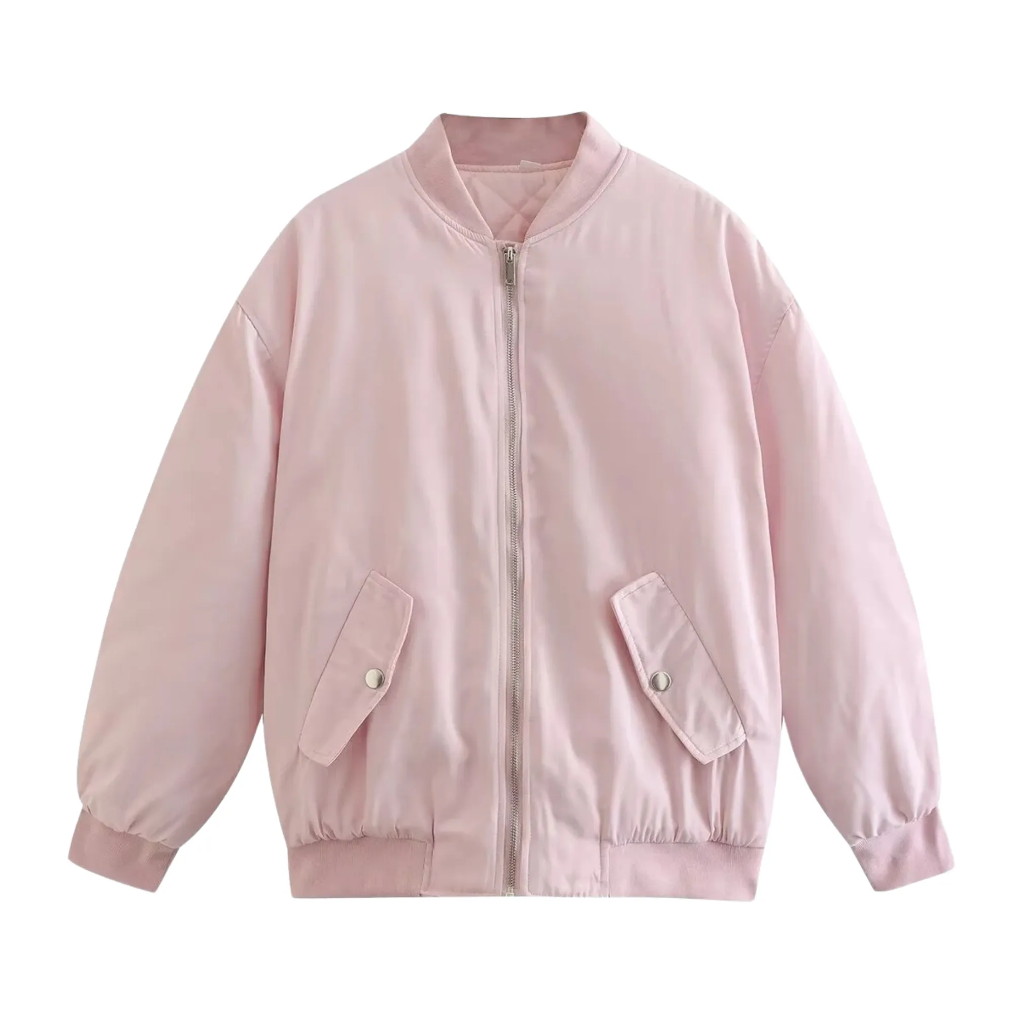 Pre Order:  Zip-Up Loose Cotton Jacket