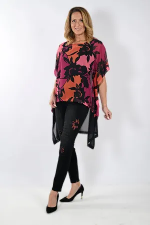 Printed Chiffon Tunic