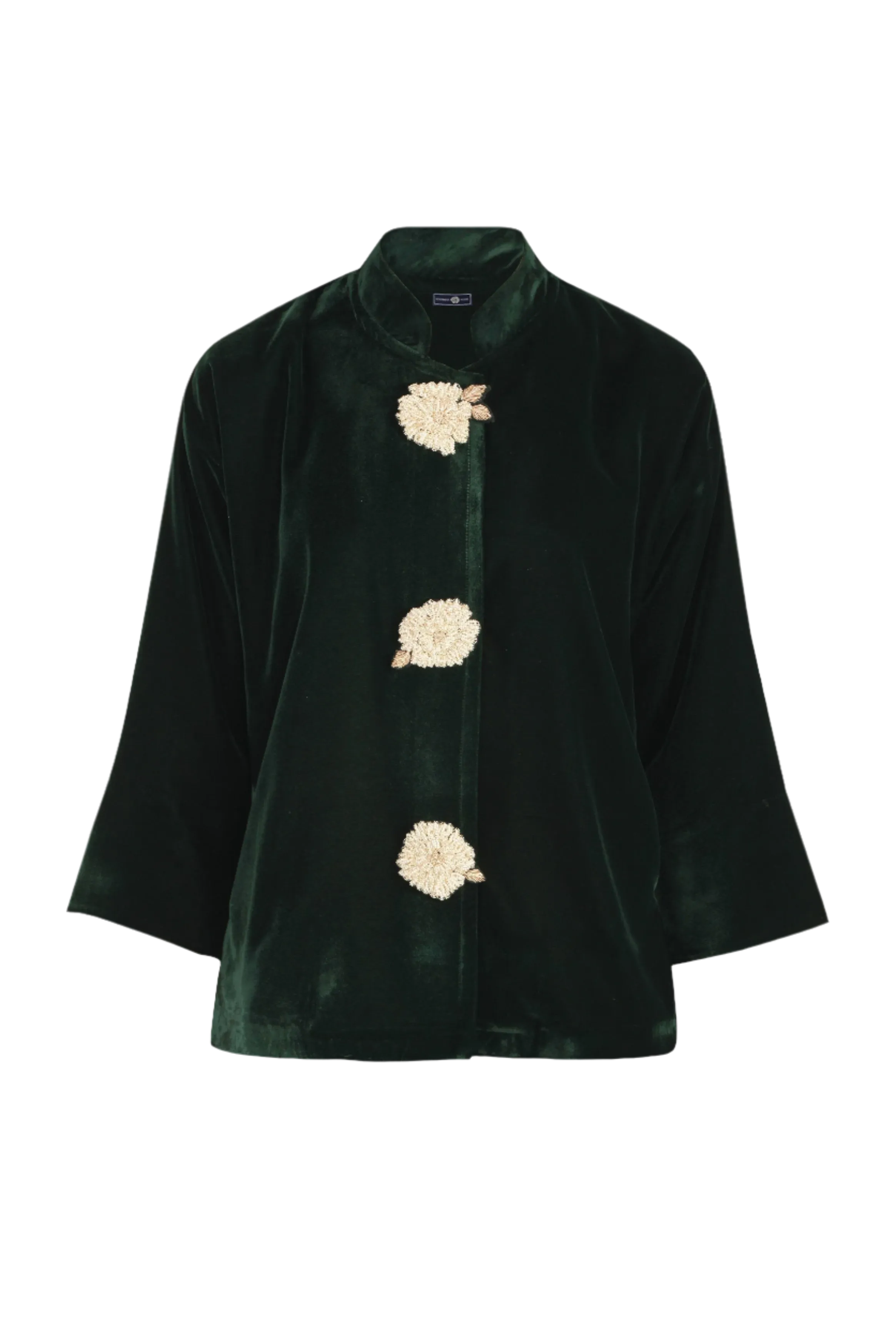 Rosa Velvet Jacket - Emerald by Rosewater House