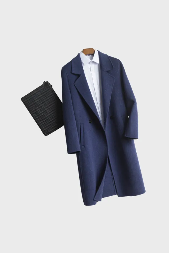 Royal Single-Breasted Merino Overcoat