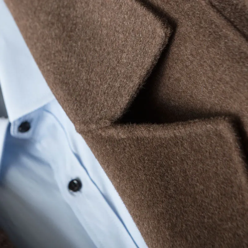 Royal Single-Breasted Merino Overcoat