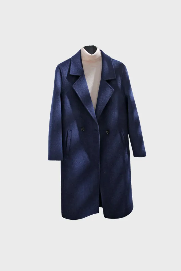 Royal Single-Breasted Merino Overcoat