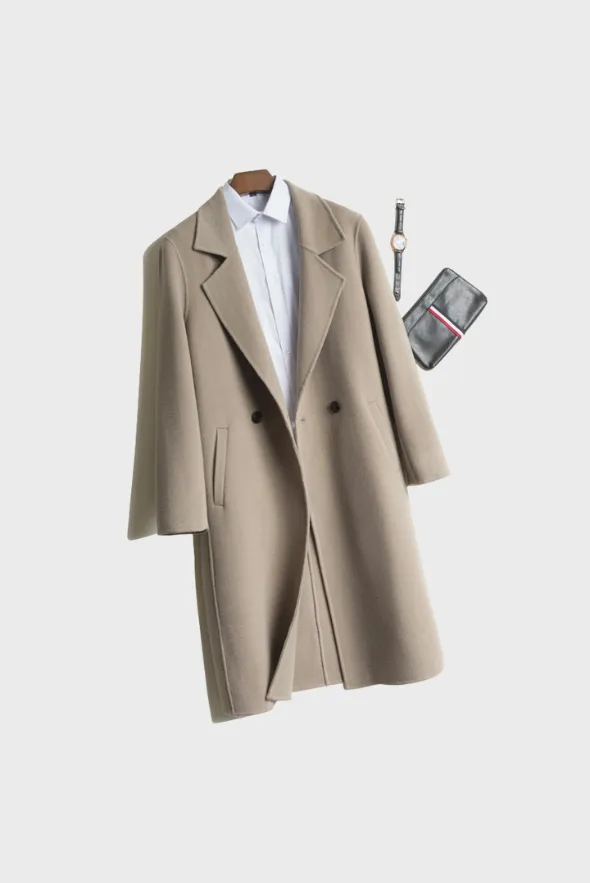 Royal Single-Breasted Merino Overcoat