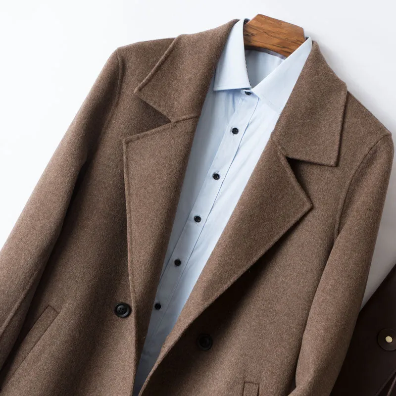 Royal Single-Breasted Merino Overcoat