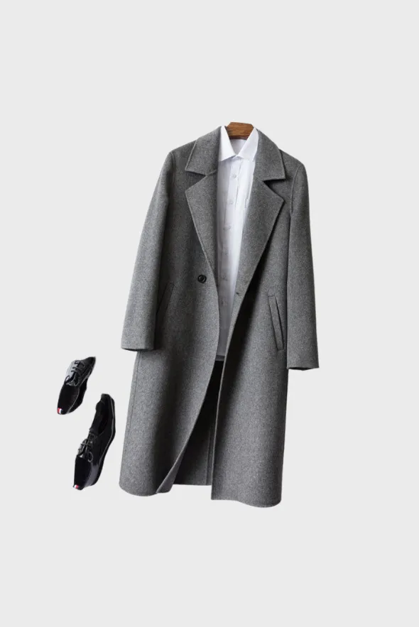 Royal Single-Breasted Merino Overcoat