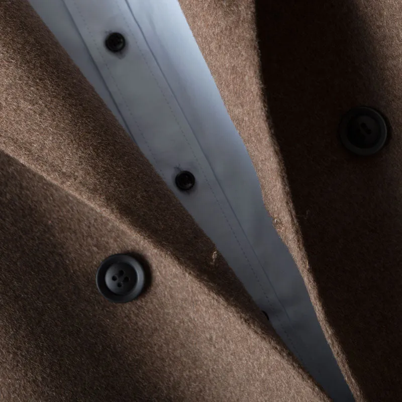 Royal Single-Breasted Merino Overcoat