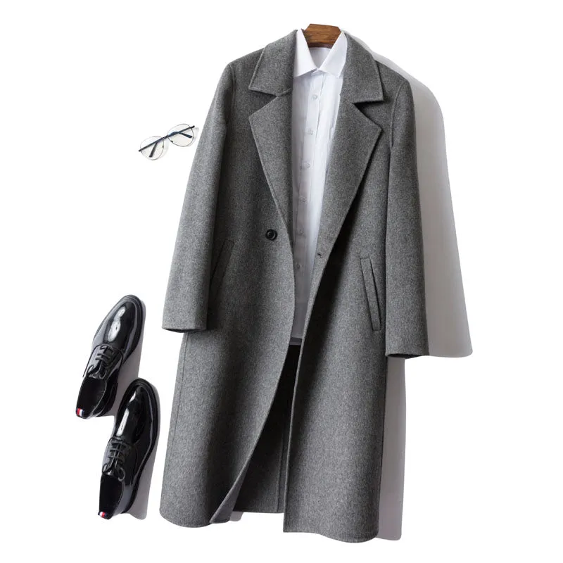 Royal Single-Breasted Merino Overcoat