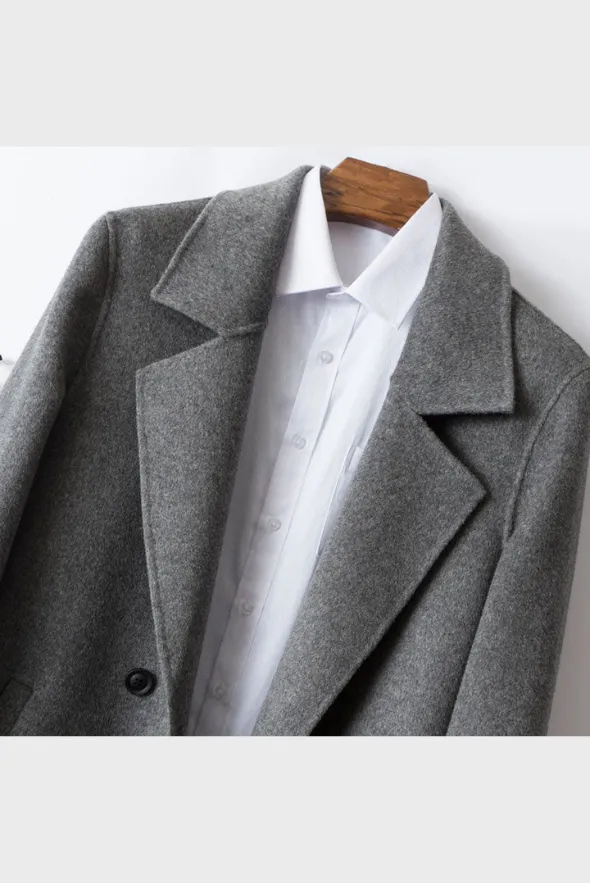 Royal Single-Breasted Merino Overcoat