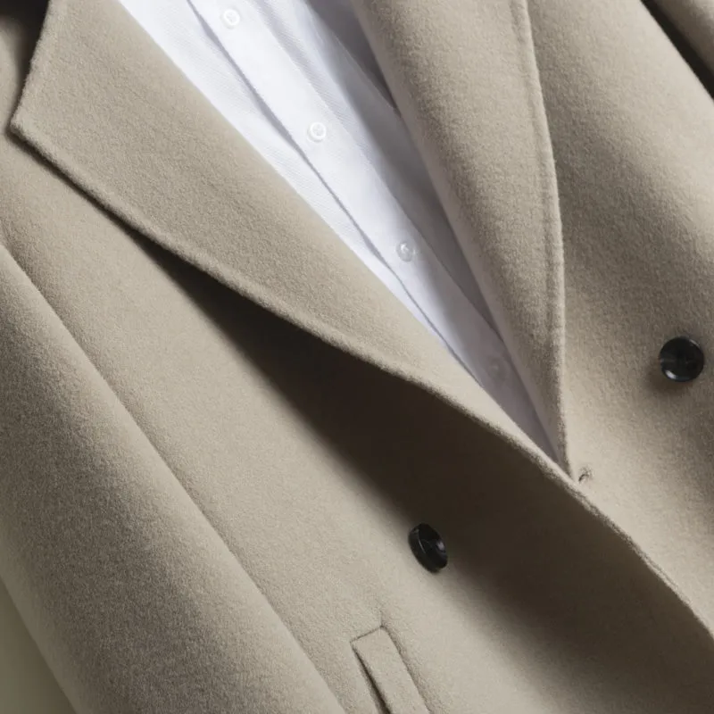 Royal Single-Breasted Merino Overcoat