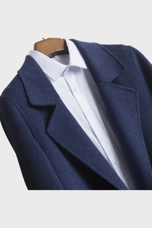 Royal Single-Breasted Merino Overcoat