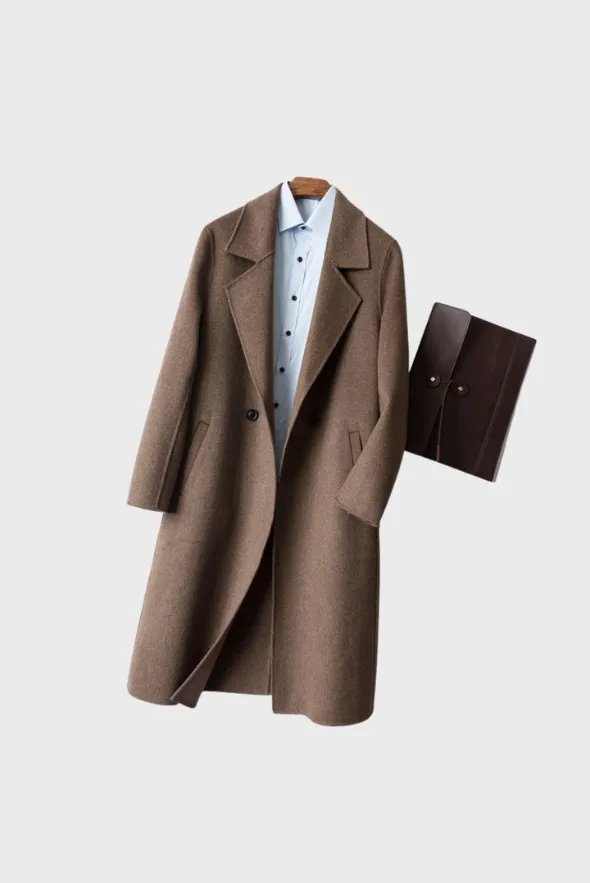 Royal Single-Breasted Merino Overcoat