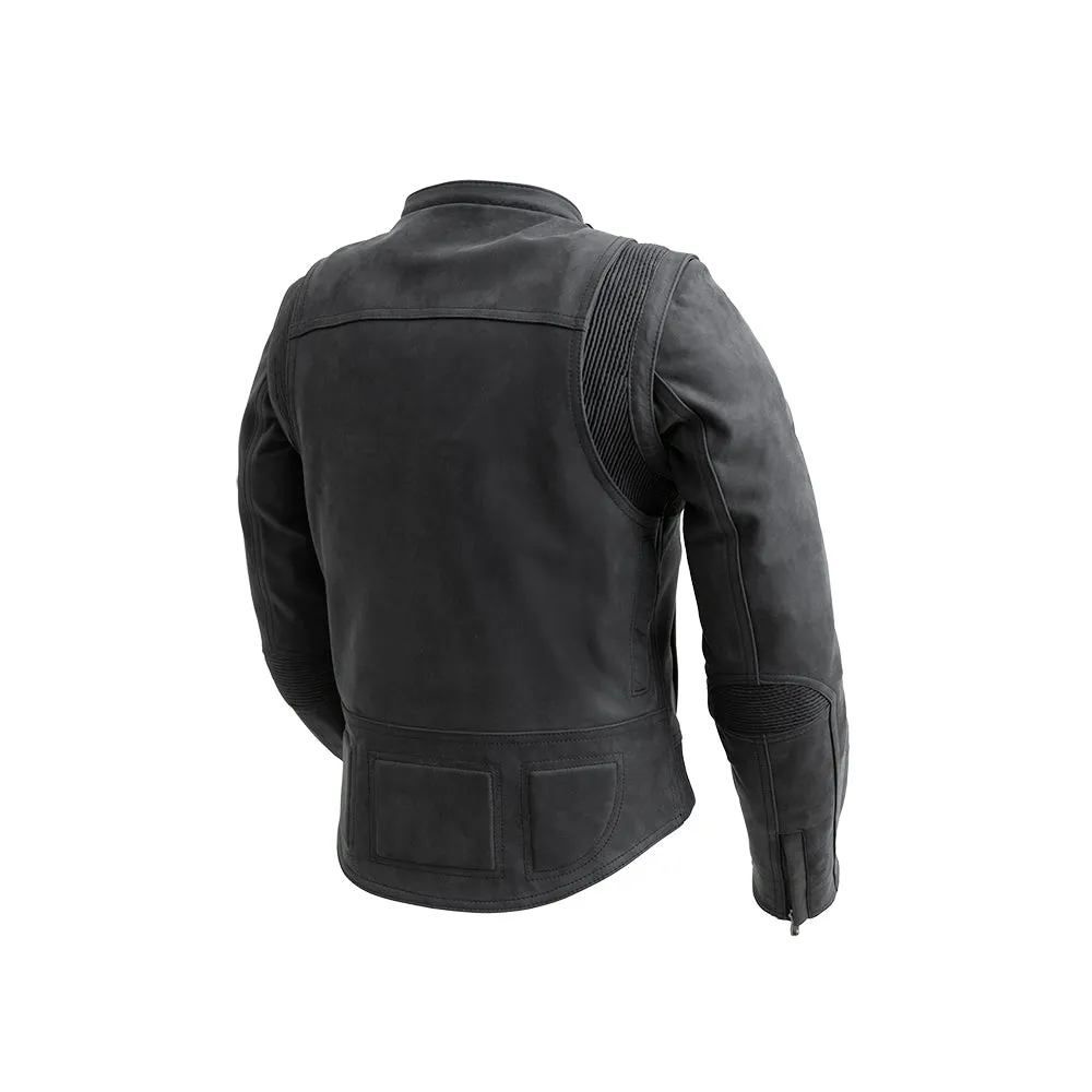 RYBAK Women's Leather Biker Club Jacket