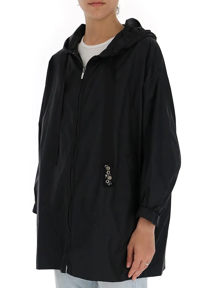 'S Max Mara Hooded Zip-Up Jacket